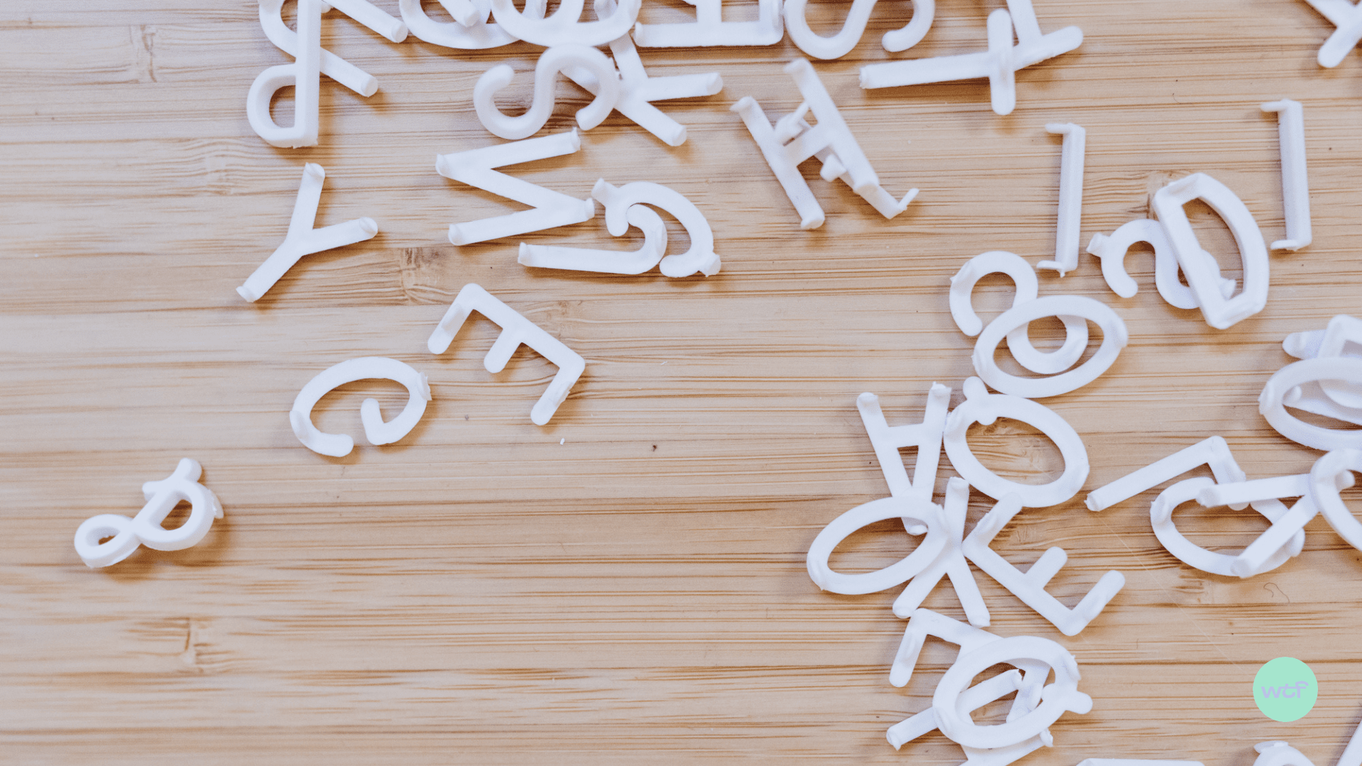 Des lettres en vrac pour illustrer l'idée de donner du sens à son travail