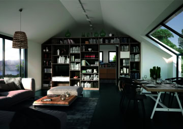 Espaces spécifiques séparation de pièce Archea