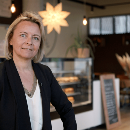 Photo Audrey Franchise Green Bagel Café