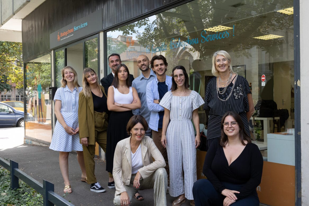L'équipe Babychou engagé pour Octobre rose.