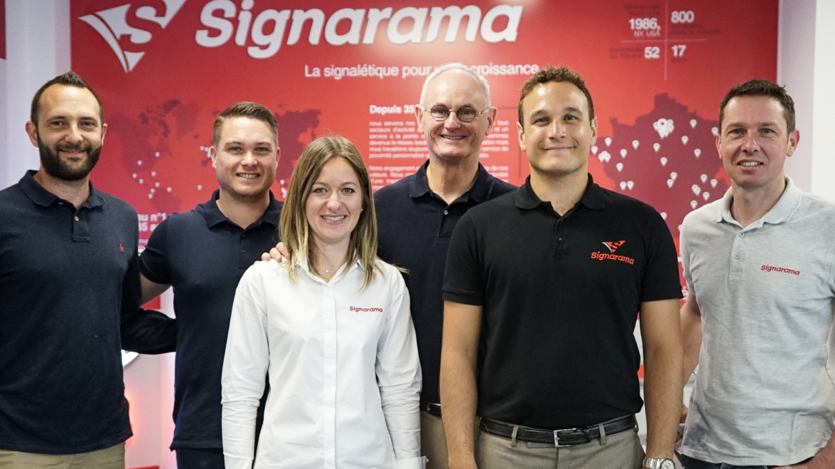 Les équipes de Signarama, master frnachise.