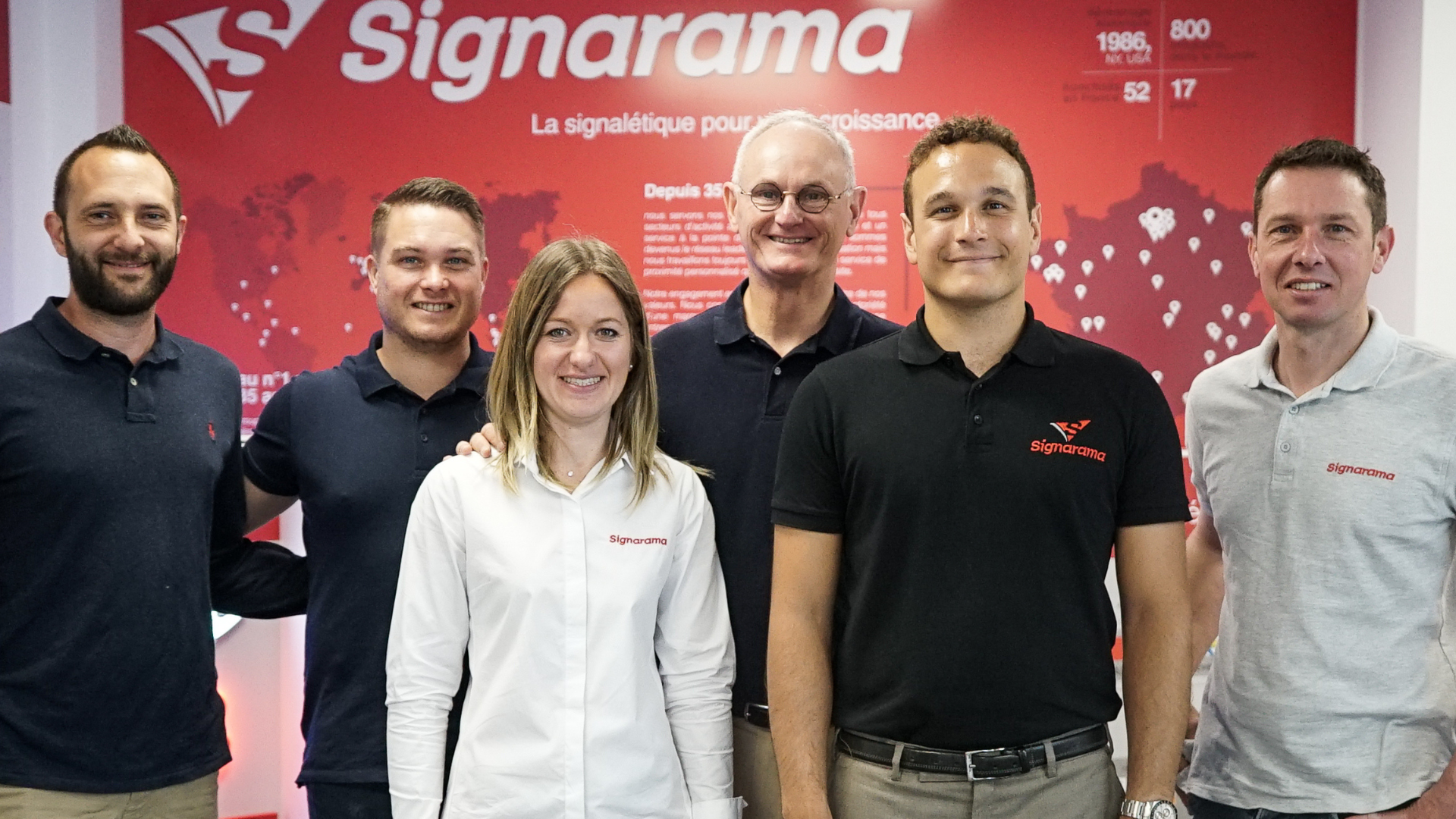 Les équipes de Signarama, master frnachise.