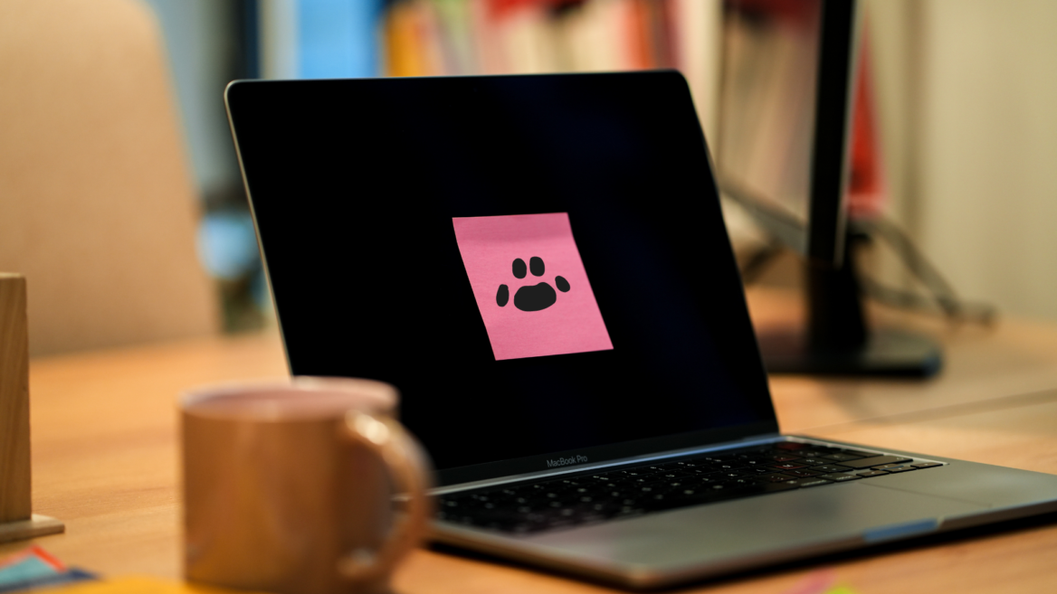 Un post it pour illustrer la franchise d'animalerie.