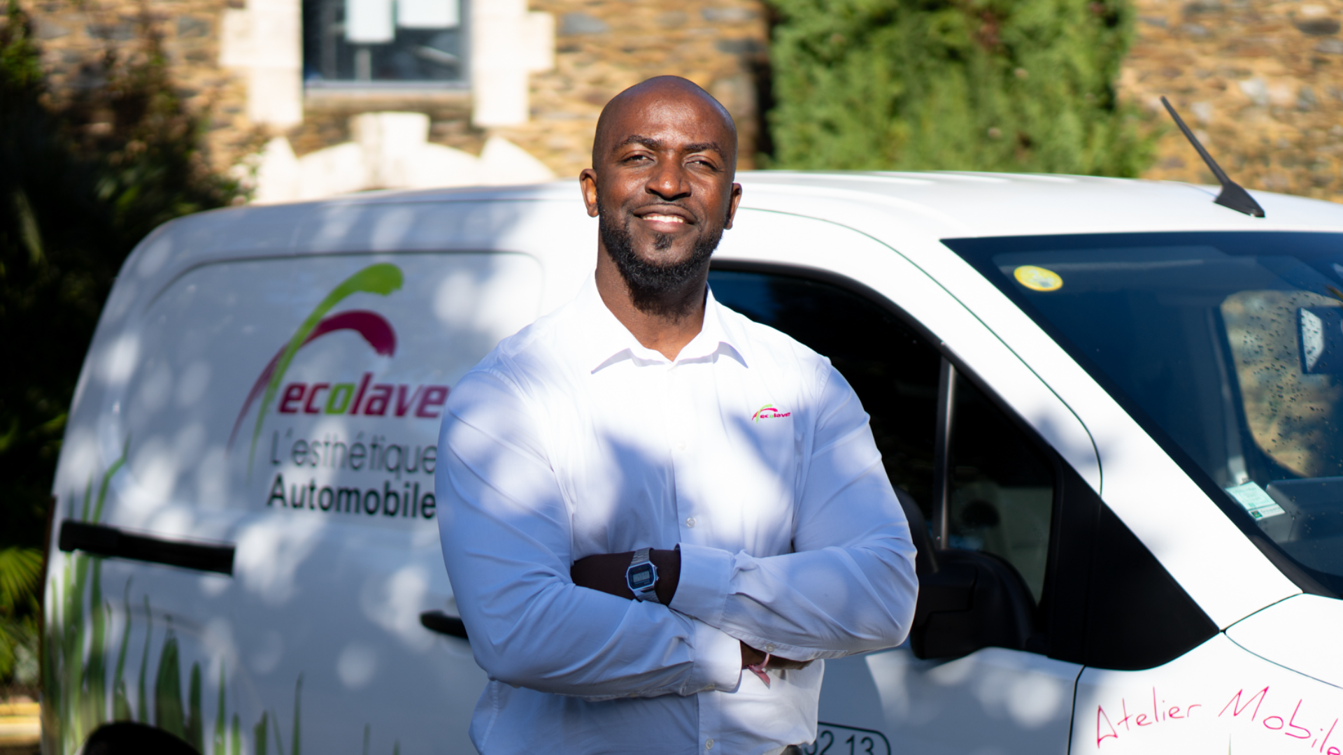 Un franchisé Ecolave.