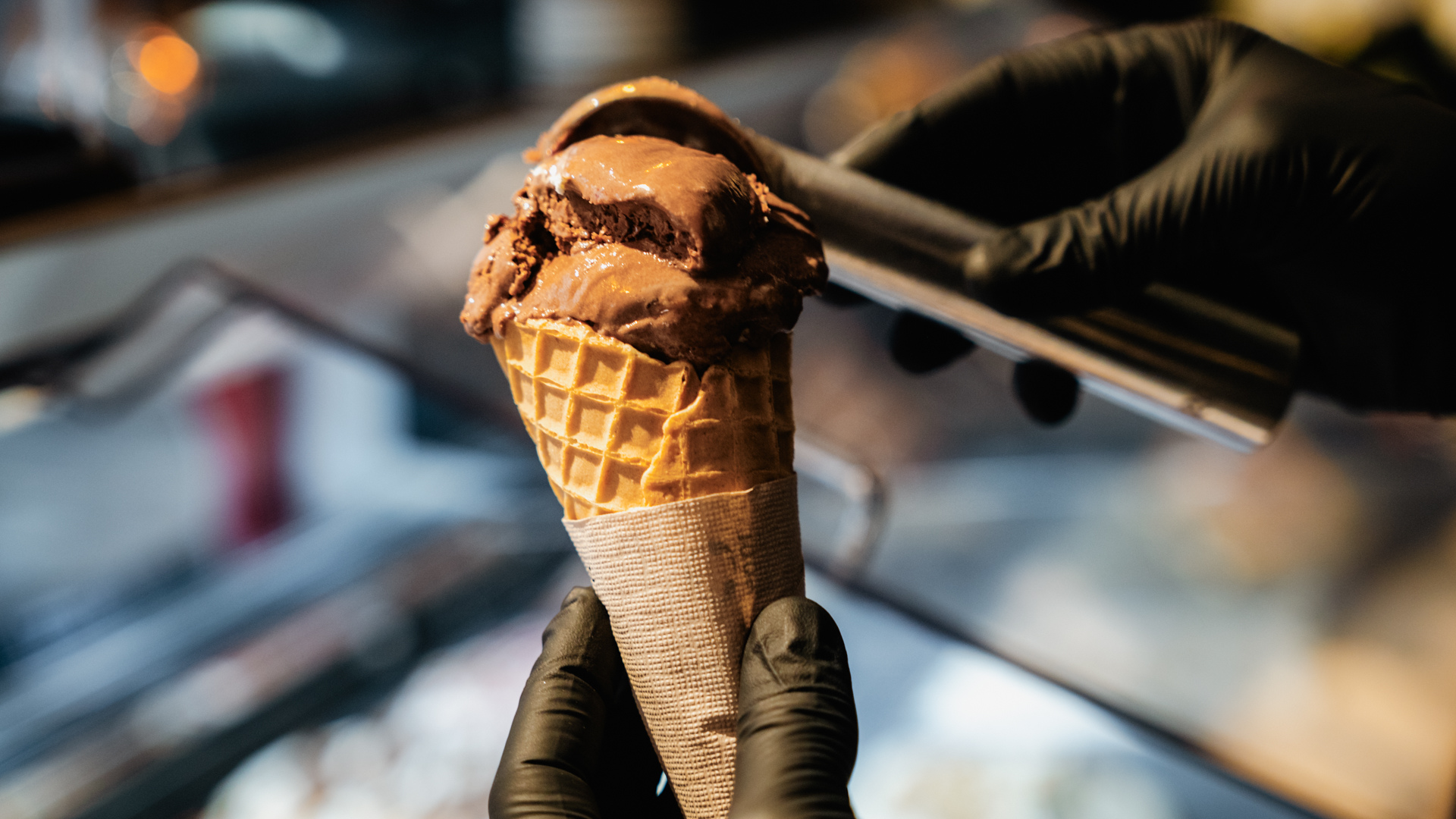 Les glaces de Moustache artisan glacier.