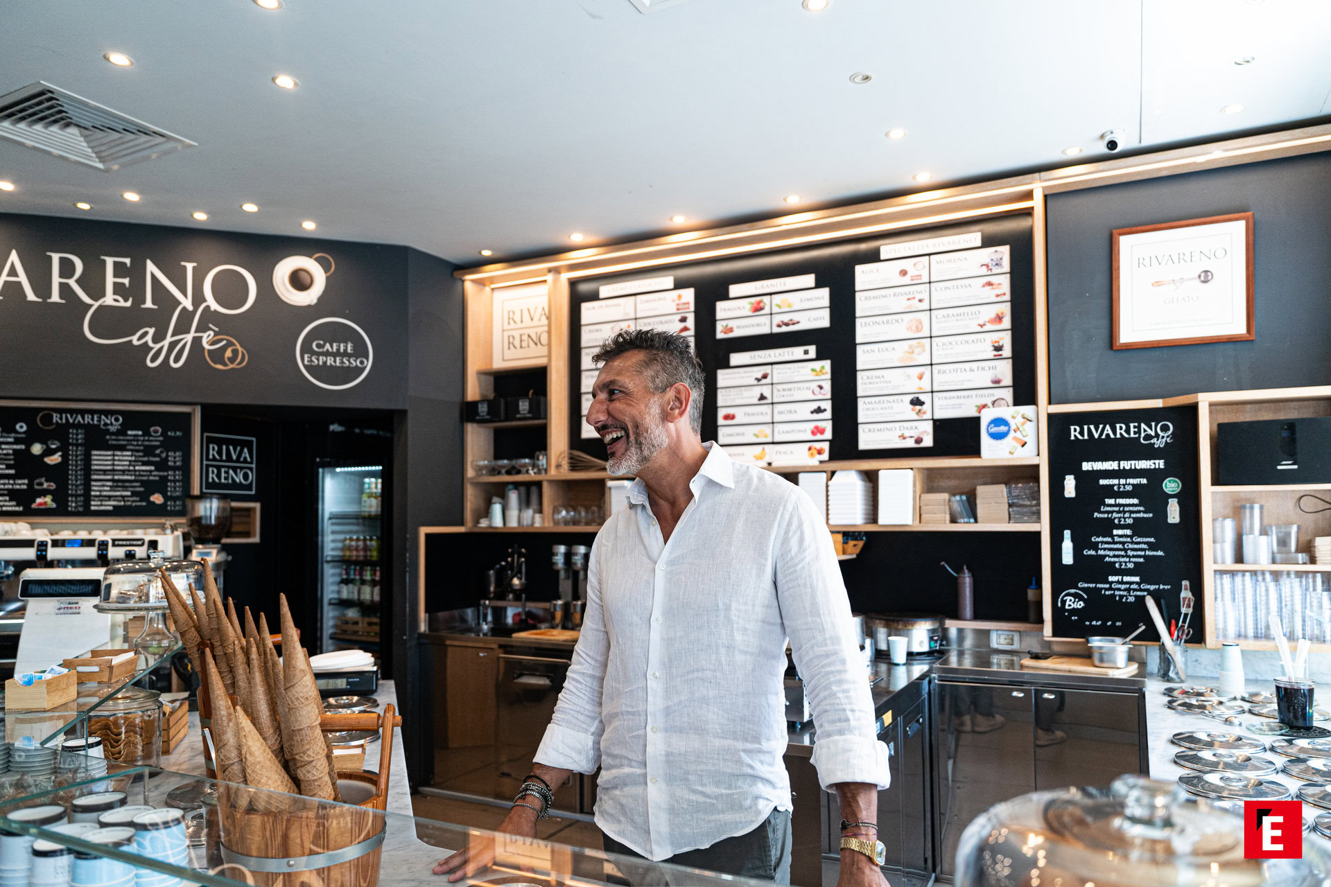 Franchising RivaReno 8 Mauro, multi-franchisee Rivareno, dietro il banco