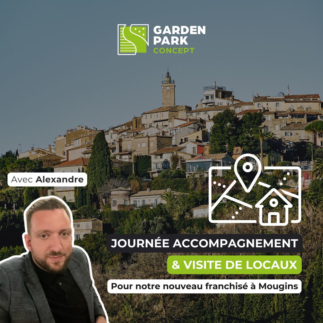 accompagnement et visite locaux nouveau franchise garden park concept