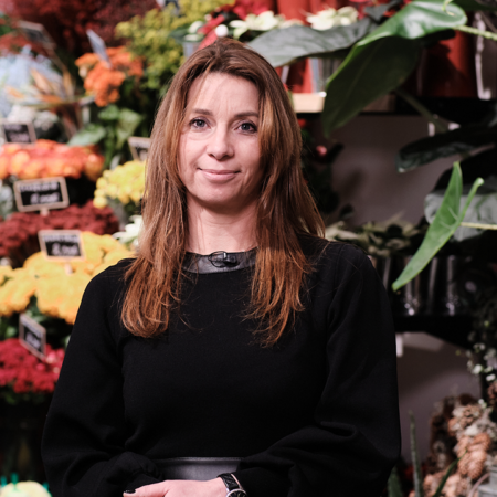 Audrey Alezra, franchisée chez Monceau Fleurs