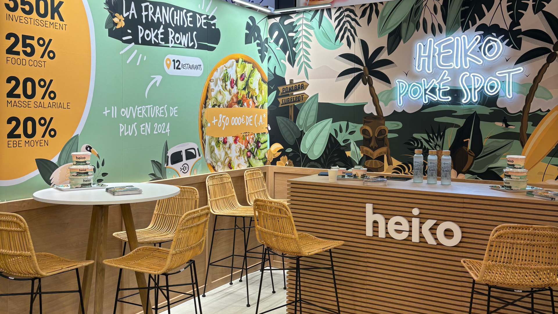 Heiko Poké au Salon de la franchise.