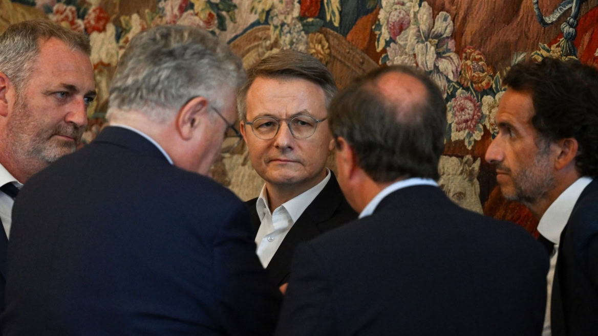 Dominique Schelcher, Coopérative U STEFANO RELLANDINI / AFP