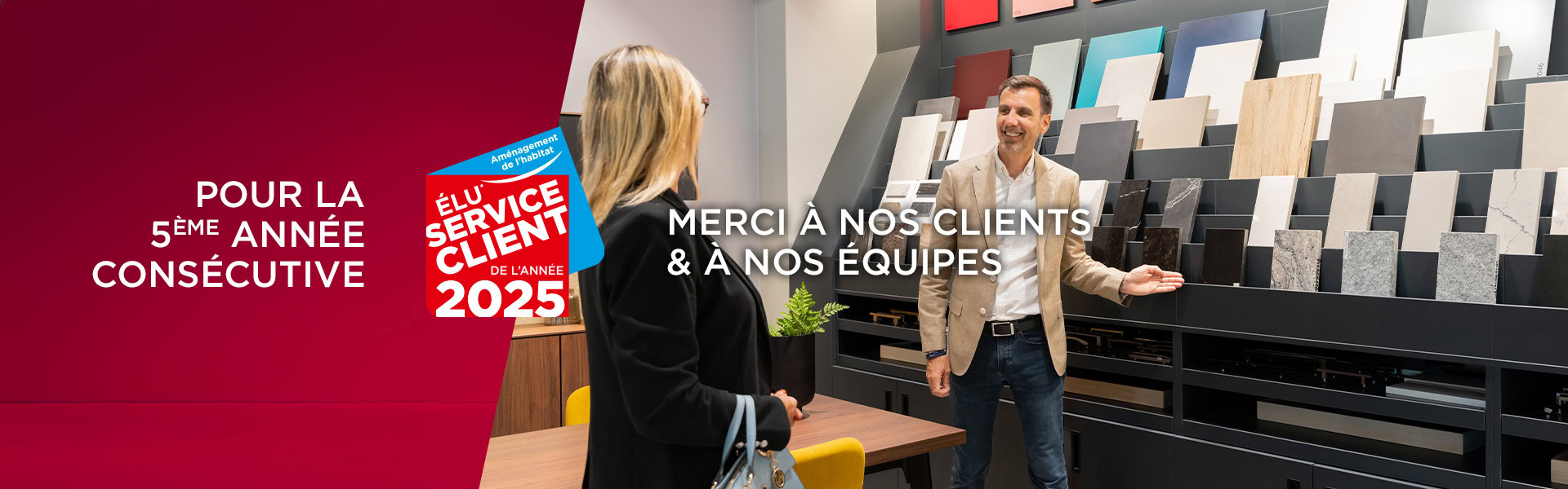 CUISINE PLUS élu service client de l'année pour la 4ème année consécutive